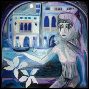 venice-magic-theater-80x80cm-oil-painting-on-canvas-2010-1